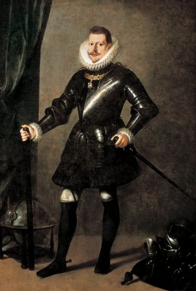 Portrait of King Philip III of Spain (1578-1621) by Pedro Antonio Vidal