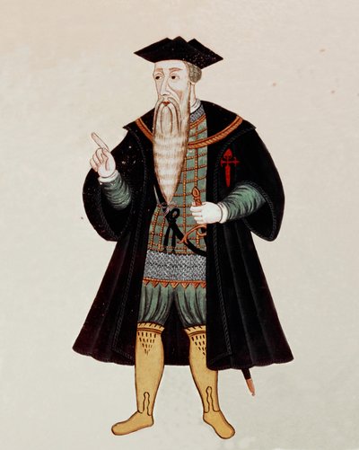 Portrait of Alphonse from Albuquerque (1453-1515), Portuguese navigator and conquistador, sometimes nicknamed the 