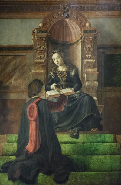 Allegory of Rhetoric, c.1477-82 by Pedro Berruguete