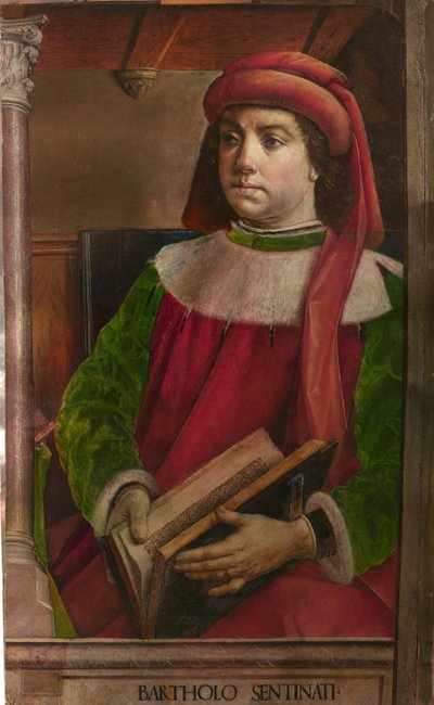 Bartolus de Saxoferrato by Pedro Berruguete by Pedro Berruguete