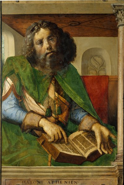 Portrait of Plato by Pedro Berruguete