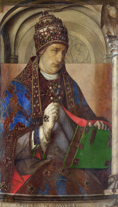Portrait of Saint Gregory I by Pedro Berruguete