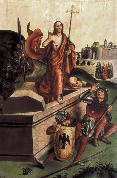 Resurrection of Christ. End 15th Century by Pedro Berruguete