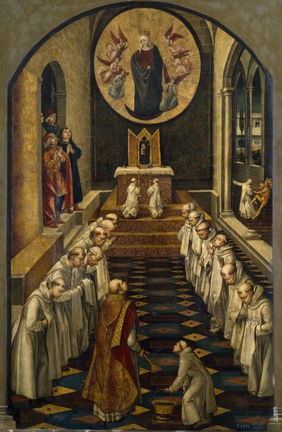 The Apparition of the Virgin to a Dominican Community by Pedro Berruguete