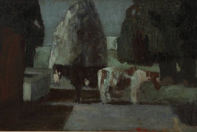 Garden Under the Moon or Quiet in the Villa by Pedro Figari Solari