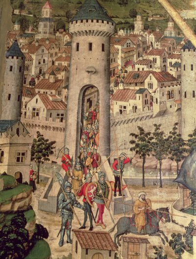 Saint Jordi Altarpiece (detail) by Pedro Nisart