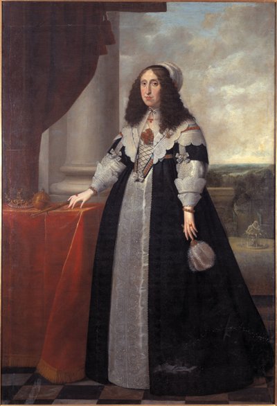 Portrait of Archduchess Cecilia Renata of Austria (1611-1644), Queen of Poland by Peeter Danckers de Rij