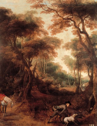 King Philip IV of Spain has hunting (detail) by Peeter Snayers