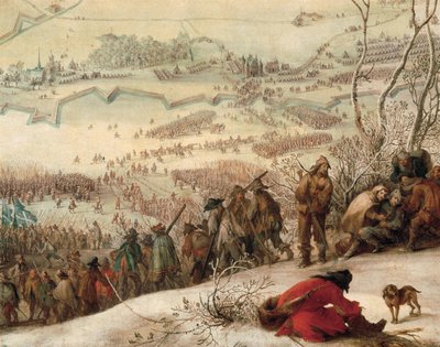 Siege of Aire on the Lily (Aire-sur-la-Lys in the Department of North Pas de Calais) by the Spanish Armed in 1641 (Detail) by Peeter Snayers