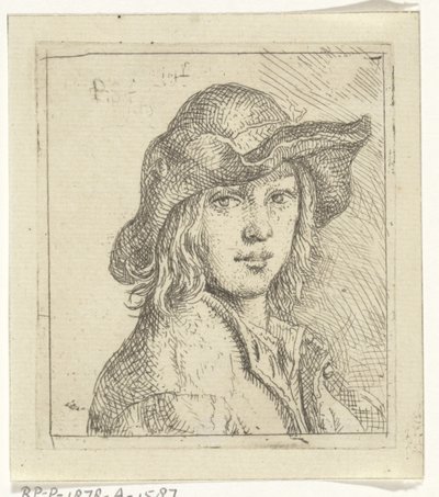 Bust of a Young Man with Hat by Peeter Snijers