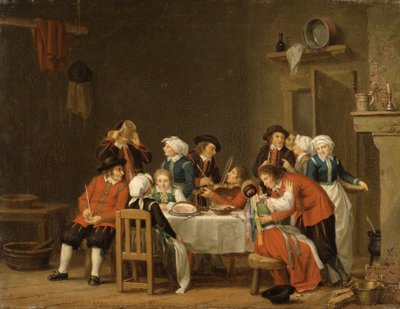 Convivial Scene in a Peasant