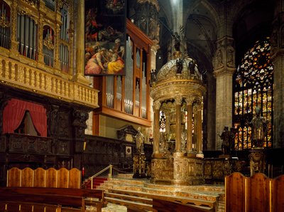 Presbytery with tabernacle, Milan Cathedral by Pellegrino Tibaldi