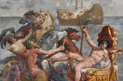 Neptune and the Ship of Ulysses (detail) by Pellegrino Tibaldi