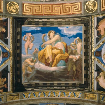 Personification of Astrology, Fresco Forming Part of a Series of 7 Liberal Arts by Pellegrino Tibaldi