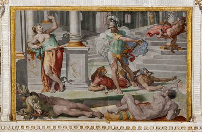 Ulysses and Circe (detail) by Pellegrino Tibaldi