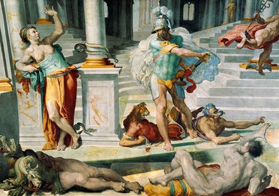 Ulysses and the Sorceress Circe by Pellegrino Tibaldi