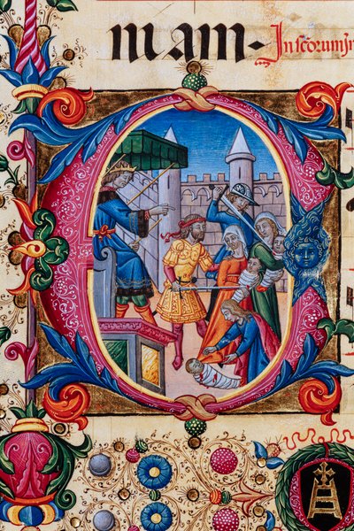 Massacre of Innocents (detail) by Pellegrino di Mariano