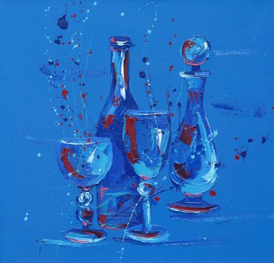Still Life in Blue by Penny Warden