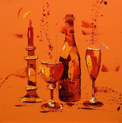 Still Life in Orange, 2005 by Penny Warden