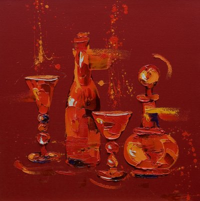 Still Life in Red, 2005 by Penny Warden