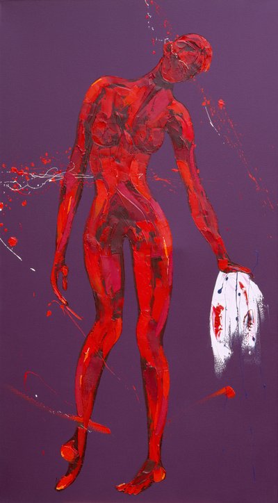 Veronica Wipes the Face of Jesus - Station 6 by Penny Warden