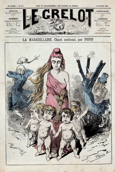 The Bell Representing an Allegory of the National Anthem La Marseillaise by Pepin