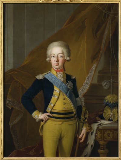 Portrait of Gustav IV Adolf of Sweden by Per Krafft