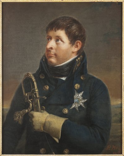 Portrait of Christian August of Schleswig-Holstein-Sonderburg-Augustenborg (1768-1810) by Per  Krafft