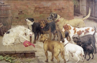 The Dog with his Master