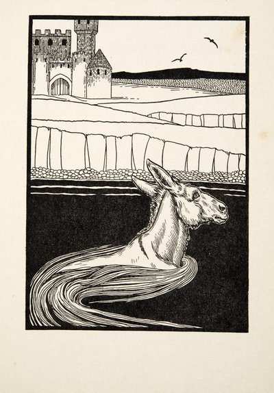 An Ass Cast Away, from A Hundred Anecdotes of Animals, pub. 1924 by Percy J. Billingshurst
