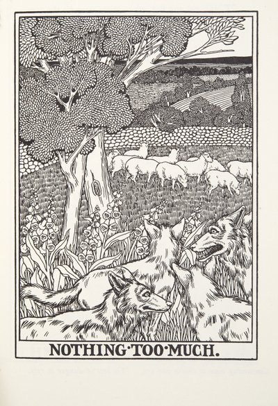 Nothing Too Much, from Fontaine Fables, pub. 1905 by Percy J. Billingshurst