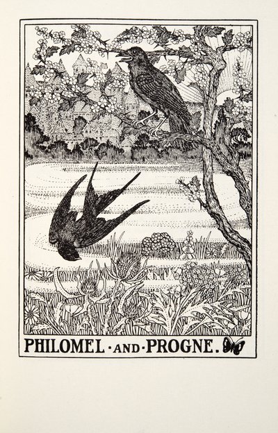 Philomel and Progne, from Fontaine Fables by Percy J. Billingshurst