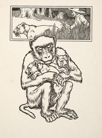 Soliciting Succour, from A Hundred Anecdotes of Animals, pub. 1924 by Percy J. Billingshurst