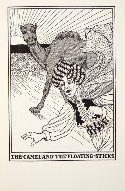 The Camel and the Floating Sticks, from Fontaine Fables by Percy J. Billingshurst