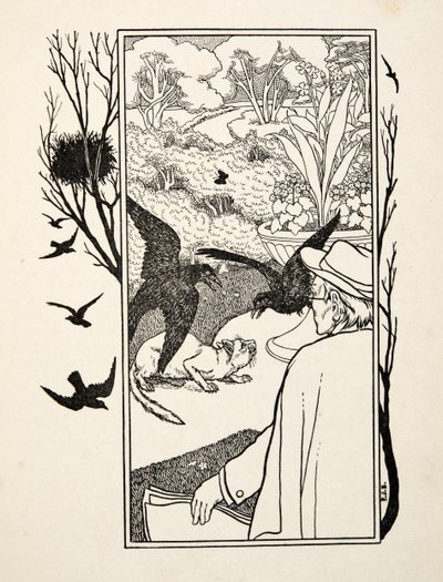 The Cat and Crows, from A Hundred Anecdotes of Animals, pub. 1924 by Percy J. Billingshurst