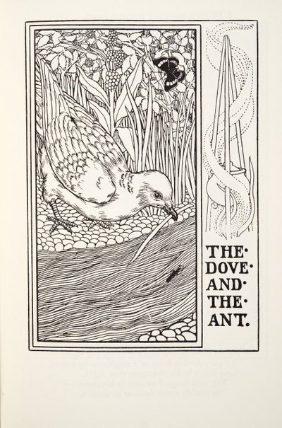 The Dove and the Ant, from Fontaine Fables by Percy J. Billingshurst