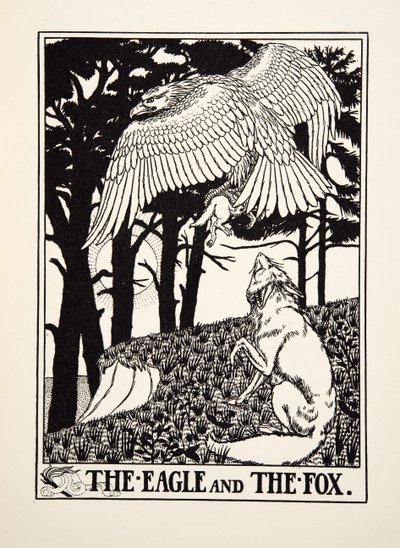 The Eagle and the Fox, from A Hundred Fables of Aesop by Percy J. Billingshurst