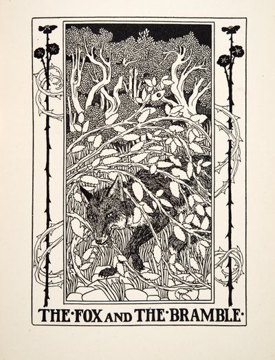 The Fox and the Bramble, from A Hundred Fables of Aesop by Percy J. Billingshurst