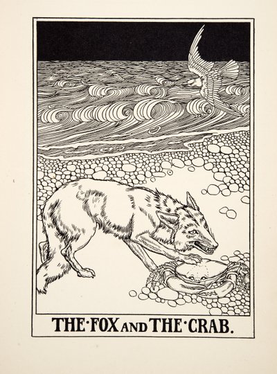The Fox and the Crab, from A Hundred Fables of Aesop by Percy J. Billingshurst