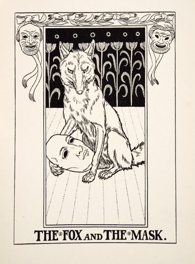 The Fox and the Mask, from A Hundred Fables of Aesop by Percy J. Billingshurst