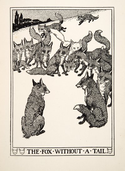 The Fox without a Tail, from A Hundred Fables of Aesop by Percy J. Billingshurst