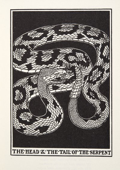 The Head and Tail of the Serpent, from Fontaine Fables, pub. 1905 by Percy J. Billingshurst