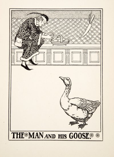 The Man and his Goose, from A Hundred Fables of Aesop by Percy J. Billingshurst