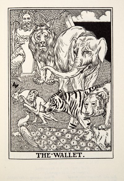 The Wallet, from Fontaine Fables, pub. 1905 by Percy J. Billingshurst