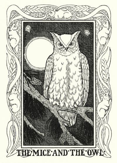 Fables of La Fontaine: The mice and the owl by Percy James Billinghurst