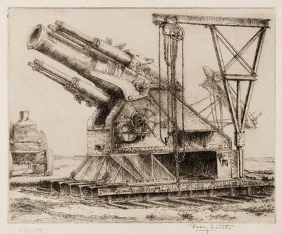 The 15 inch Howitzer by Percy John Delf Smith