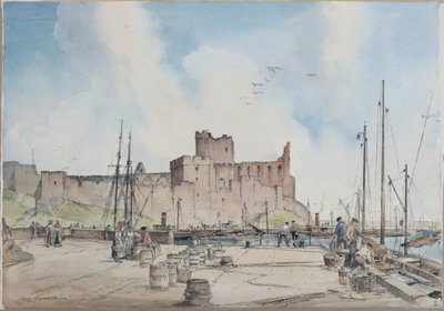 Peel Castle, Isle of Man by Percy Lancaster