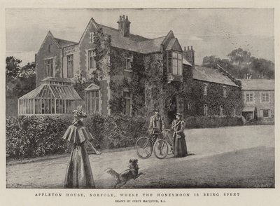 Appleton House, Norfolk, where the Honeymoon is being spent by Percy Macquoid