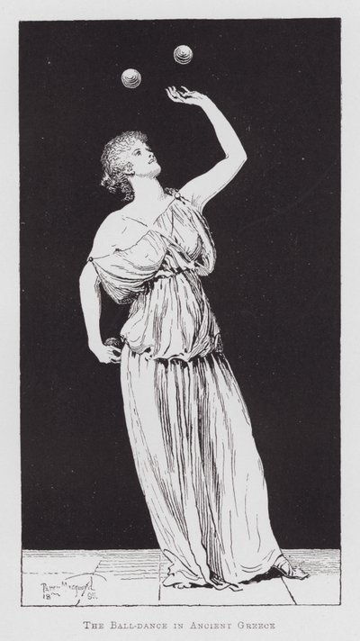 Dancing: The Ball-dance in Ancient Greece by Percy Macquoid