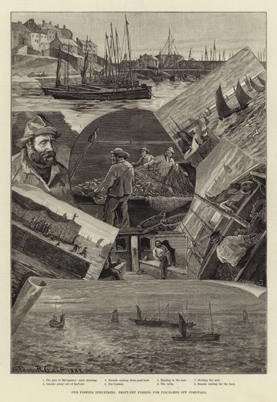Our Fishing Industries: Drift-Net Fishing for Pilchards off Cornwall by Percy Robert Craft
